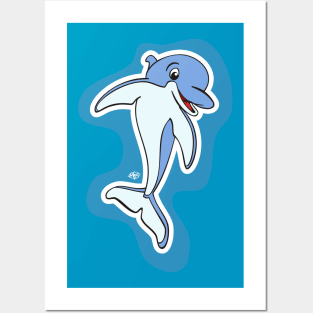 Little Dolphin Posters and Art